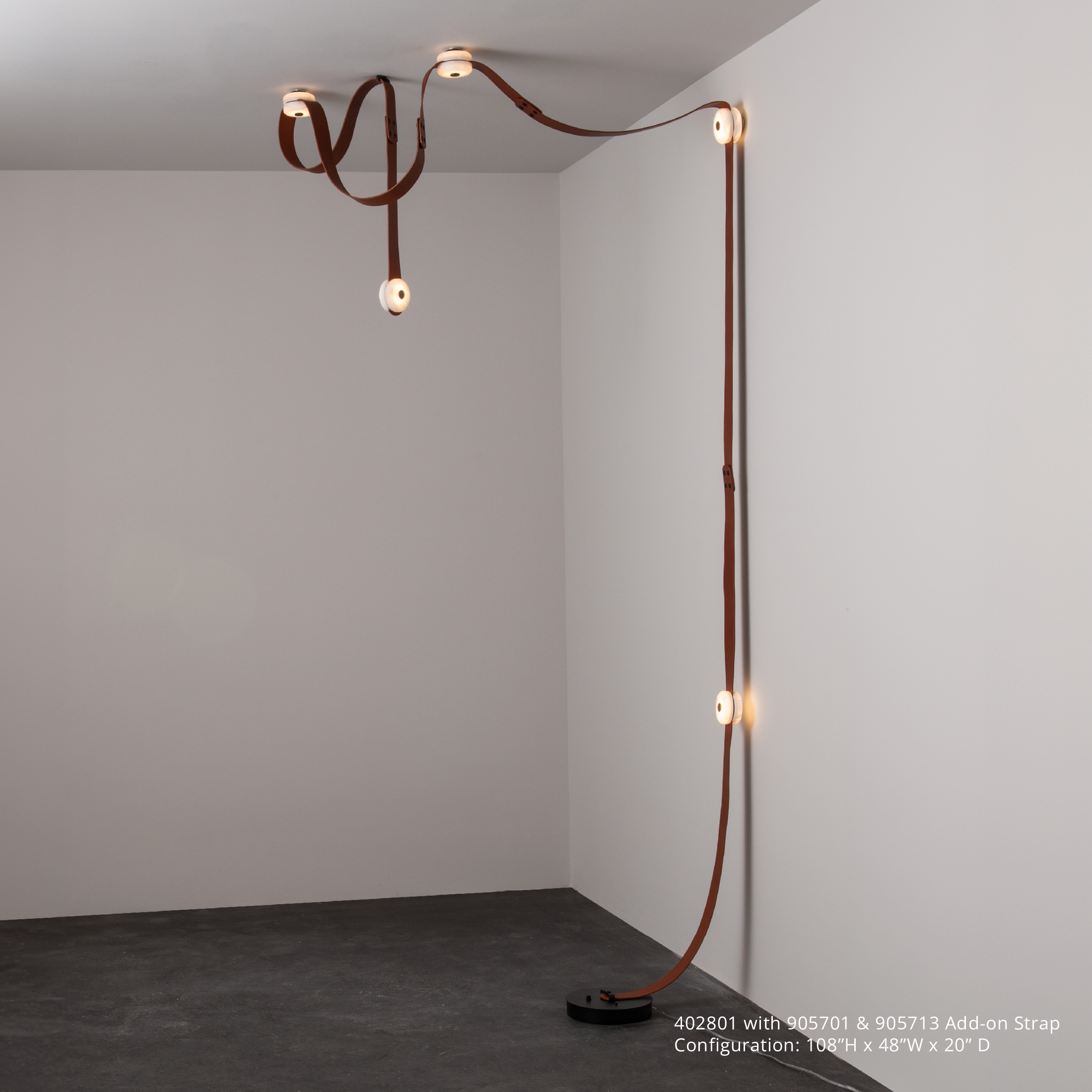 SNAPS Floor-to-Ceiling Plug-in LED Lamp